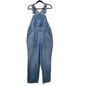 Cherokee Vintage Denim Overall Womens LRG Blue Carpenter Hippie 90'S Gardening